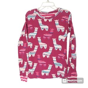 Hatley Llama Long Sleeve Pajama Top
